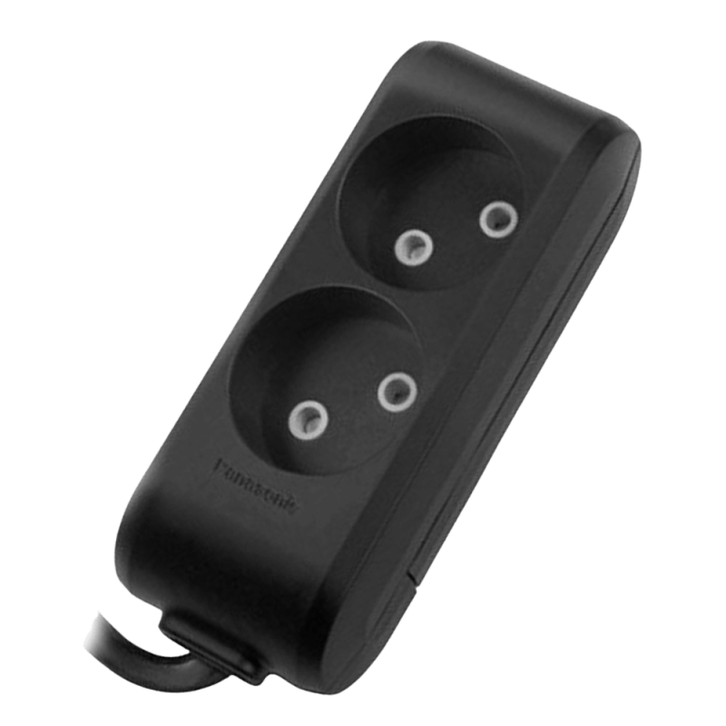 Panasonic X-tendia 2-port, 3m extension cord with protective shutters WLTB02232BL-UA1