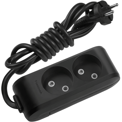 Panasonic X-tendia 2-port, 5m extension cord with protective shutters WLTB02252BL-UA1