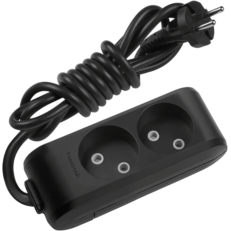 Panasonic X-tendia 2-port, 5m extension cord with protective shutters WLTB02252BL-UA1