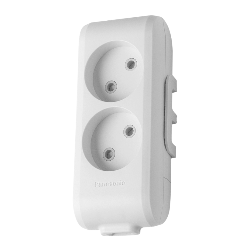 X-tendia 2-socket, socket with protective shutters WLTB02202GR-UA