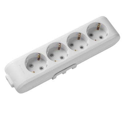 Panasonic X-tendia grounded 4-way connector block with protective shutters WLTB04402GR-UA1