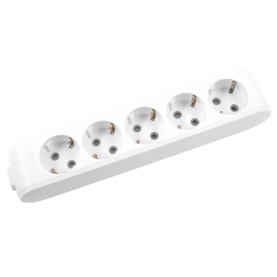 Panasonic X-tendia grounding socket 5 sockets, with protective shutters WLTB04502GR-UA1