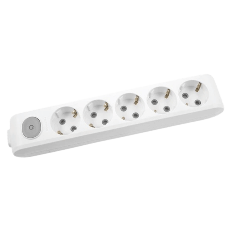 Panasonic X-tendia 5-socket socket, with grounding, switch and protective shutters WLTA04502GR-UA1
