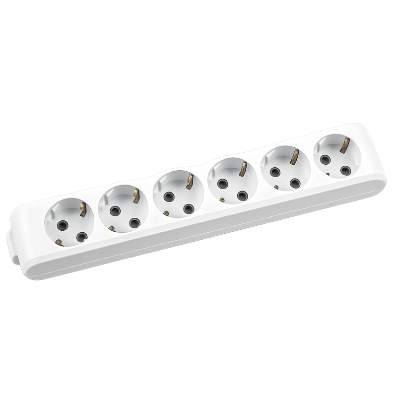 Panasonic X-tendia grounding socket 6 sockets, with protective shutters WLTB04602GR-UA1