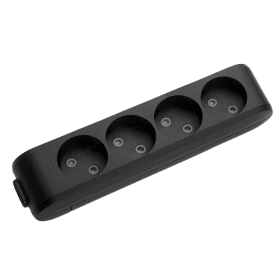 X-tendia Panasonic 4-socket power strip with safety shutters WLTB02402BL-UA1