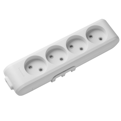 X-tendia Panasonic 4-socket, socket with protective shutters WLTB02402GR-UA1