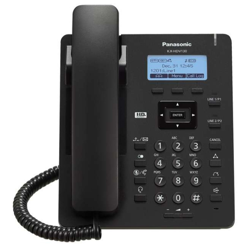 Wired IP-phone Panasonic KX-HDV130RUB