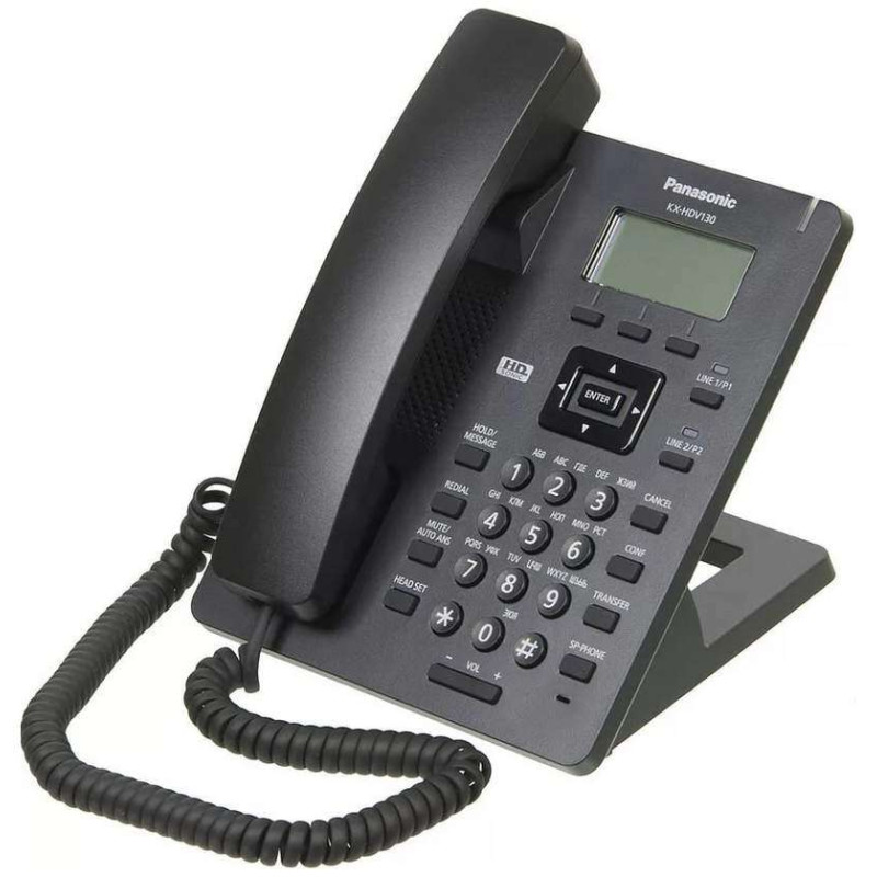 Wired IP-phone Panasonic KX-HDV130RUB