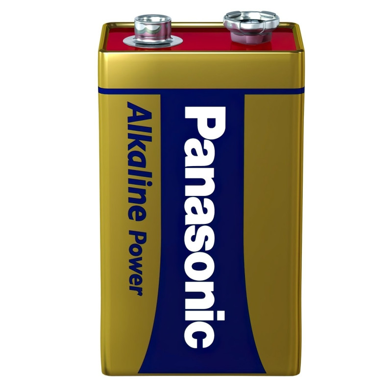 Батарейка Panasonic 6LR61REB/1BP ALKALINE POWER щелочная 6LF22(6LR61, MN1604, MX1604, Крона) блистер, 1 шт.