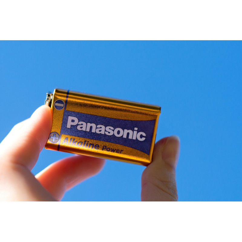 Батарейка Panasonic 6LR61REB/1BP ALKALINE POWER щелочная 6LF22(6LR61, MN1604, MX1604, Крона) блистер, 1 шт.