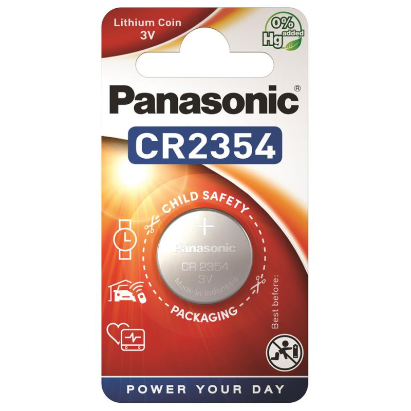Батарейка Panasonic CR-2354EL/1B литиевая CR2354 блистер, 1 шт.