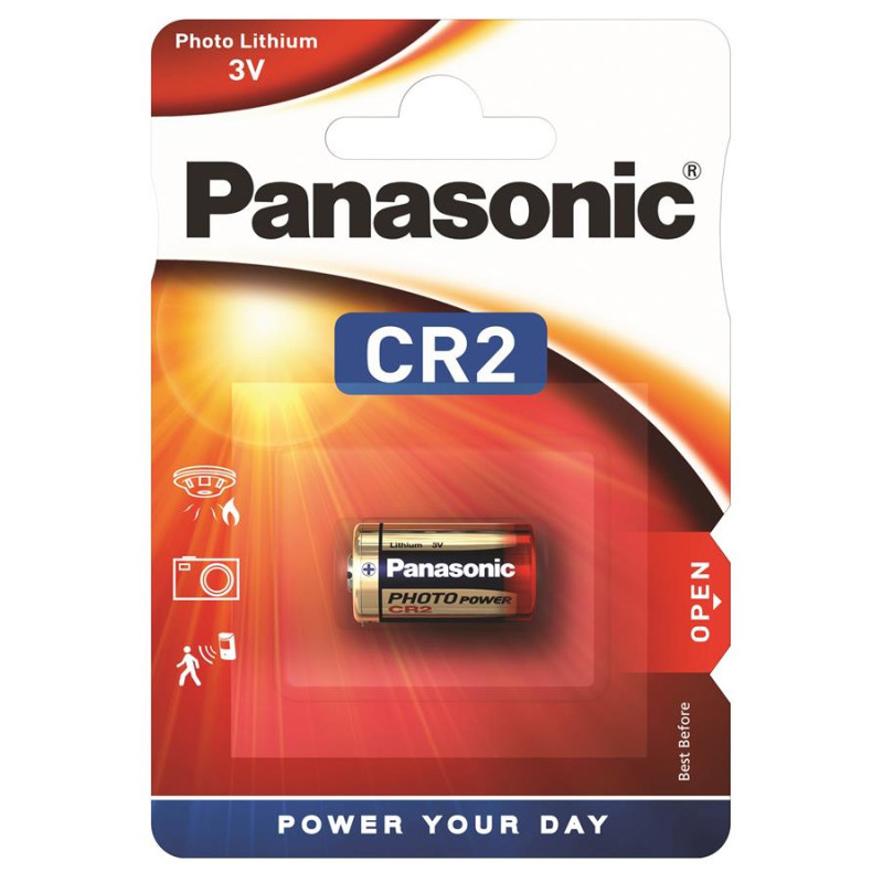Батарейка Panasonic CR-2L/1BP літієва CR2L блістер, 1 шт.