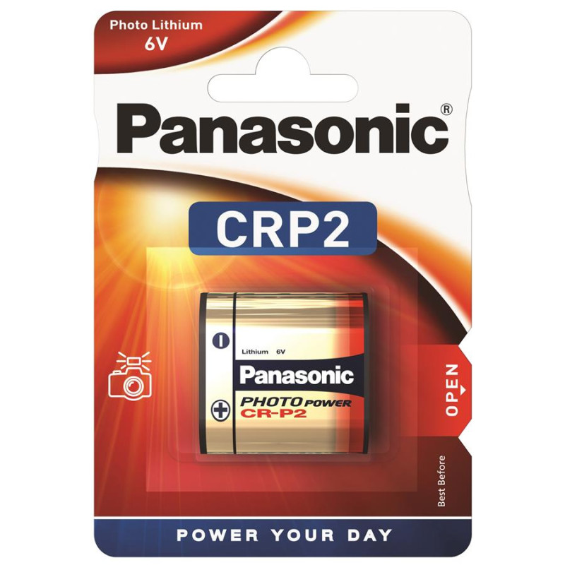 Батарейка Panasonic CR-P2L/1BP литиевая CRP2 блистер, 1 шт.
