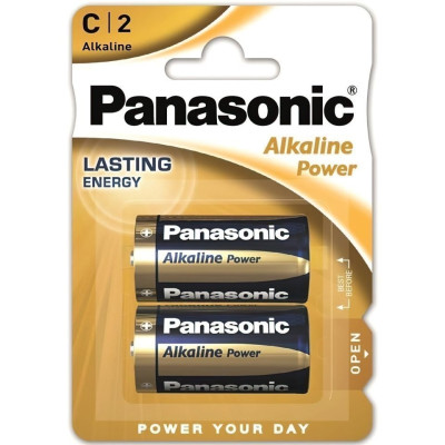 Battery Panasonic LR14REB/2BP ALKALINE POWER alkaline C (LR14) blister, 2 pcs.