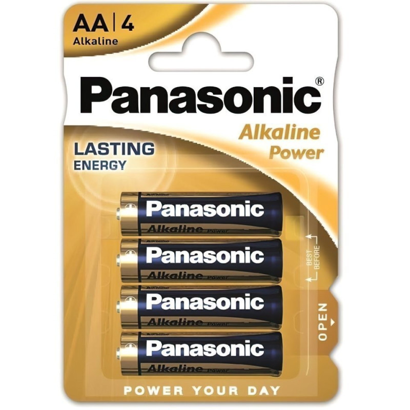 Батарейка Panasonic LR6REB/4BPR ALKALINE POWER лужна AA блістер, 4 шт.