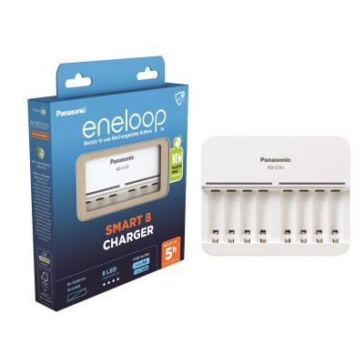Charger Panasonic BQ-CC63E Advanced Charger 8 cells, for AA / AAA batteries