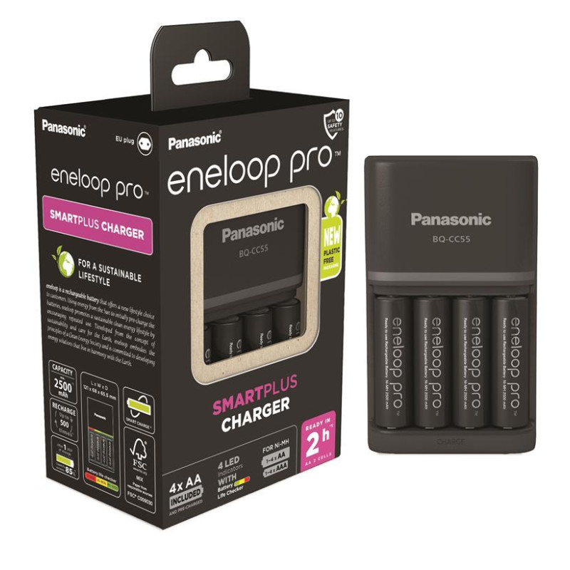 Charger Panasonic K-KJ55HCD40E Flagship Charger, for AA / AAA batteries