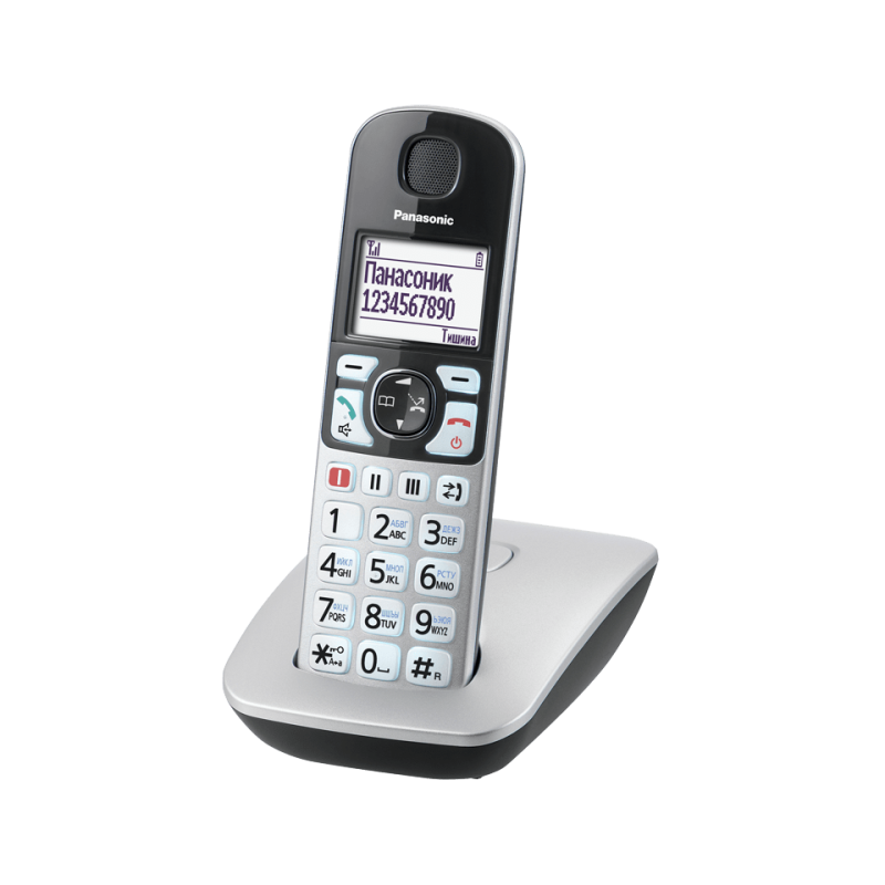 Радиотелефон (серебро) KX-TGE510RUS