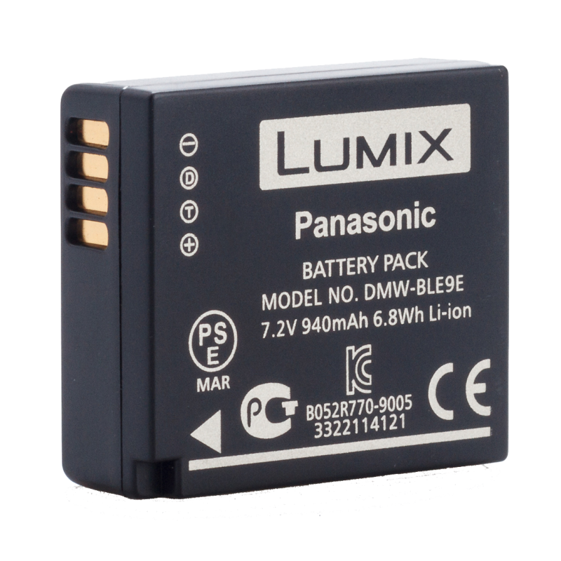 Акумулятор для фотокамер Panasonic DMW-BLE9E