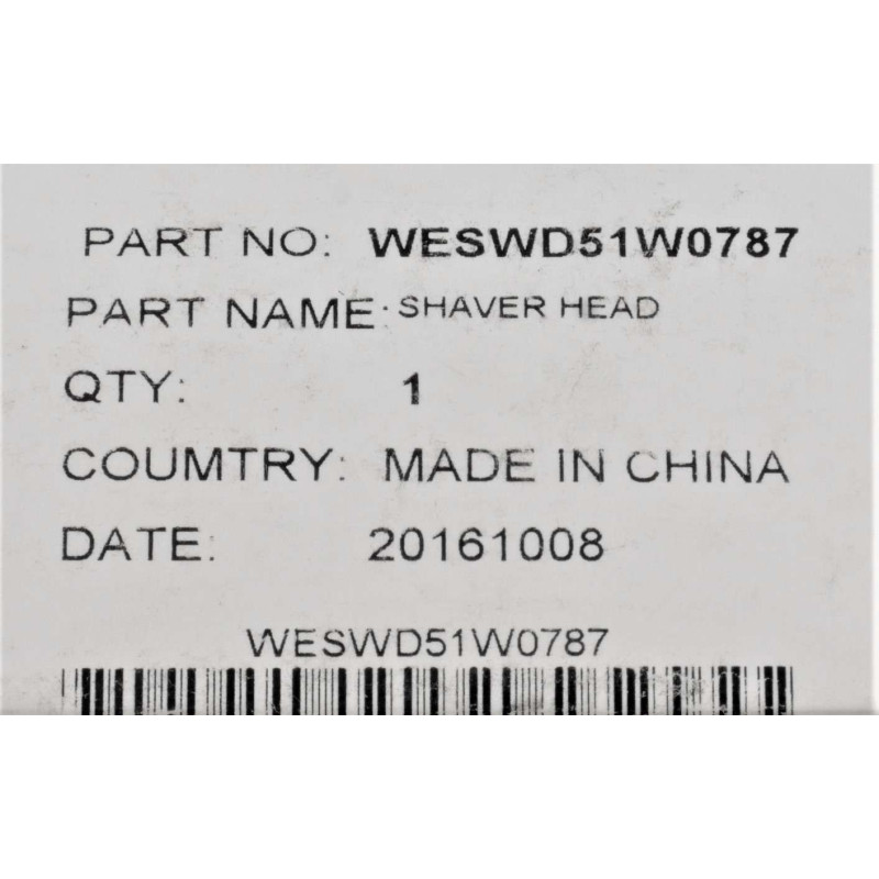 Часть корпуса (головка) для эпилятора Panasonic WESWD51W0787