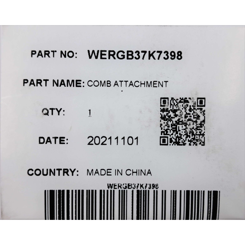 Comb attachment for electric trimmer Panasonic WERGB37K7398