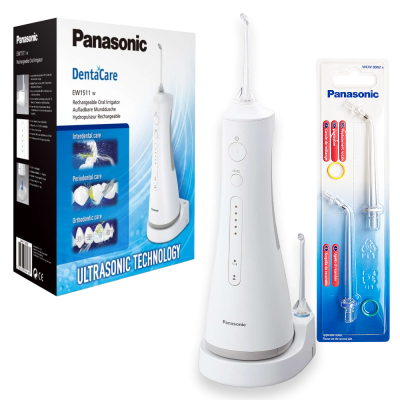 Water Flosser & Oral Irrigator Panasonic EW1511W520-AS with 4 nozzles