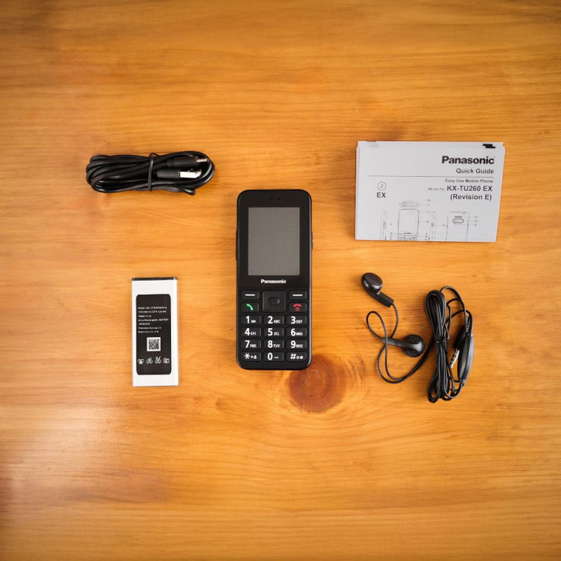 Мобильный телефон Panasonic KX-TU260EXB Black