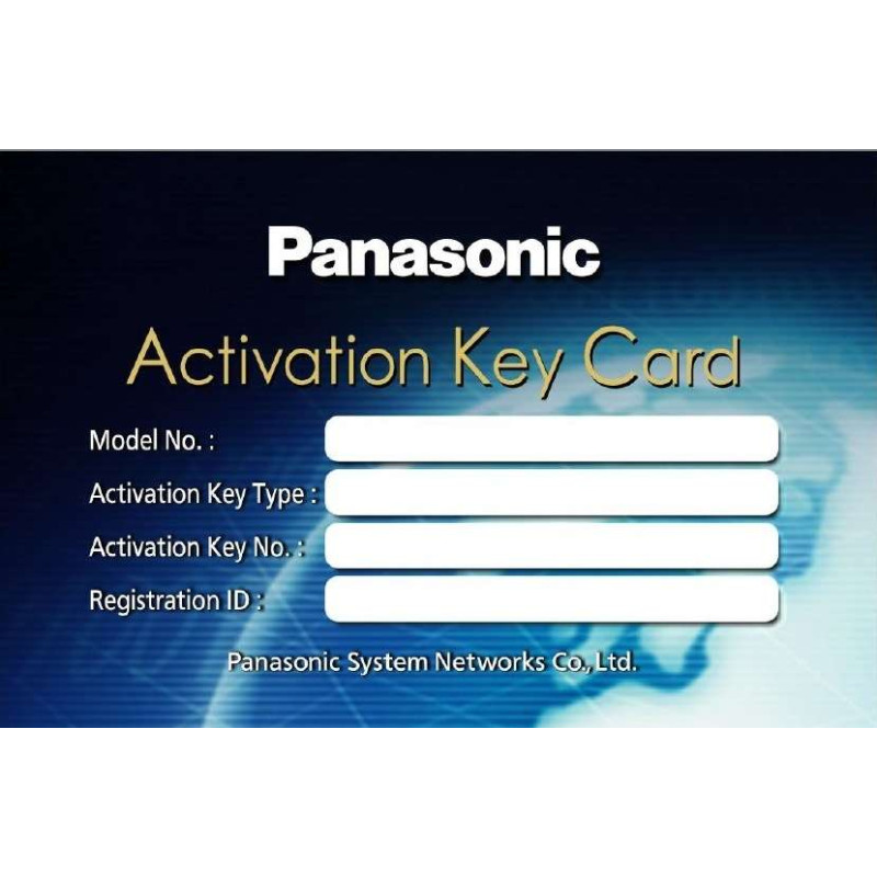 PBX software (Activation key 5 SIP-originals for KX-NSM705W