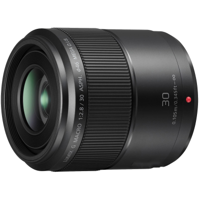 Panasonic Lumix G Macro H-HS030E Micro 4/3 Lens 30 MM F/2.8 ASPH MEGA OIS Lens